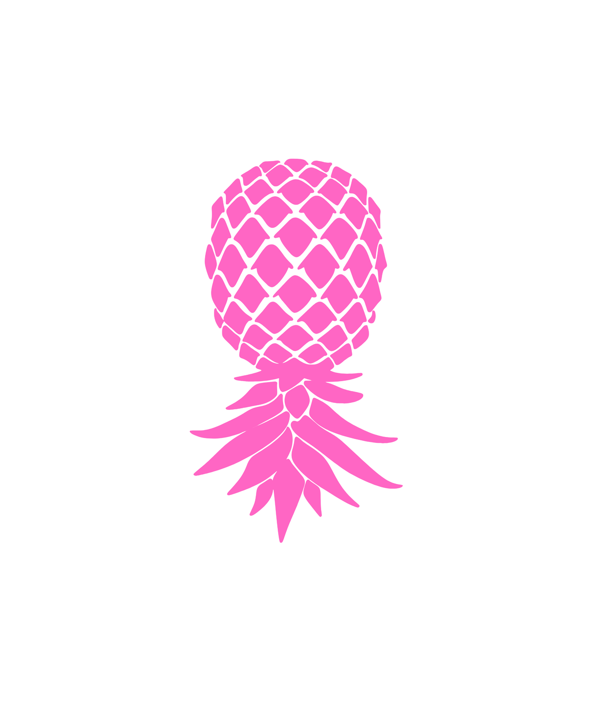 IYKYK Pineapple Canvas Print – White
